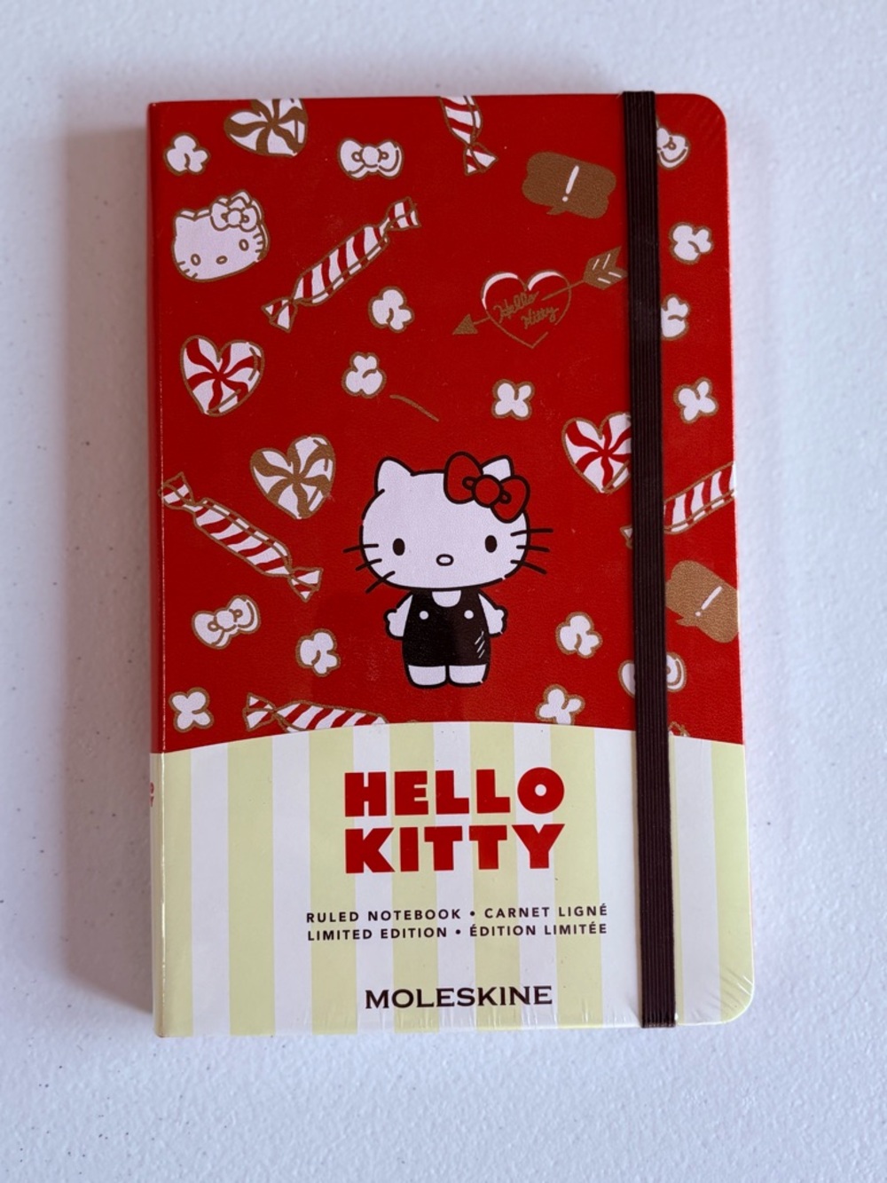 Moleskine Hello Kitty Red and White Candy Motif Notebook